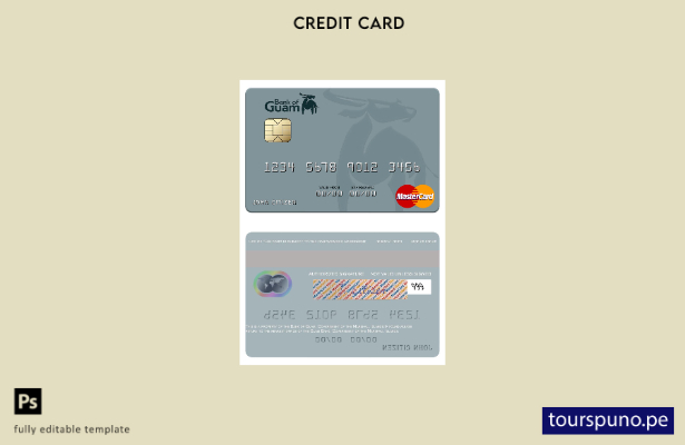 lista para imprimir plantilla de mastercard del Banco de las Islas Marshall de G